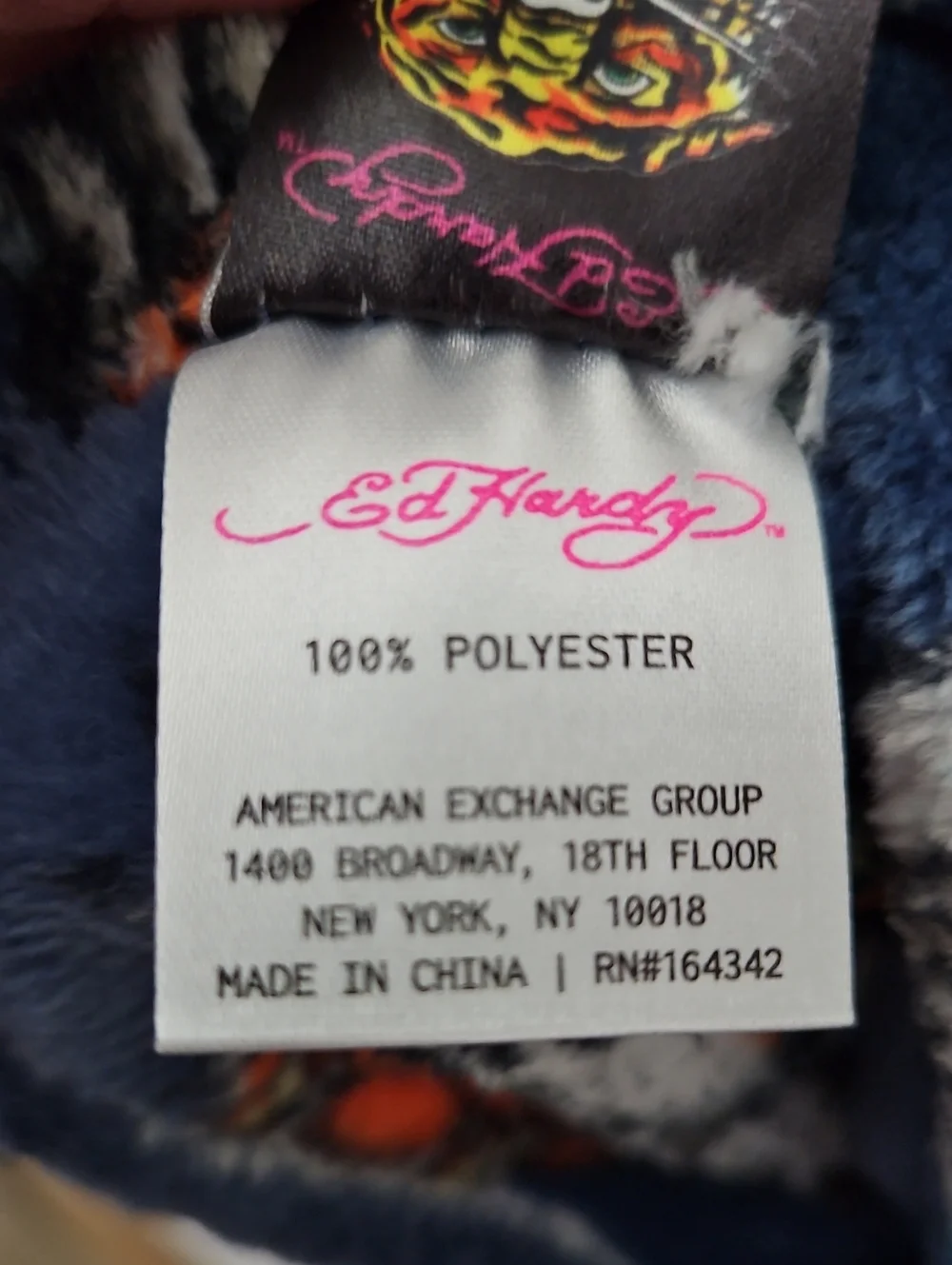 Ed Hardy NWT Plush Oversized Throw